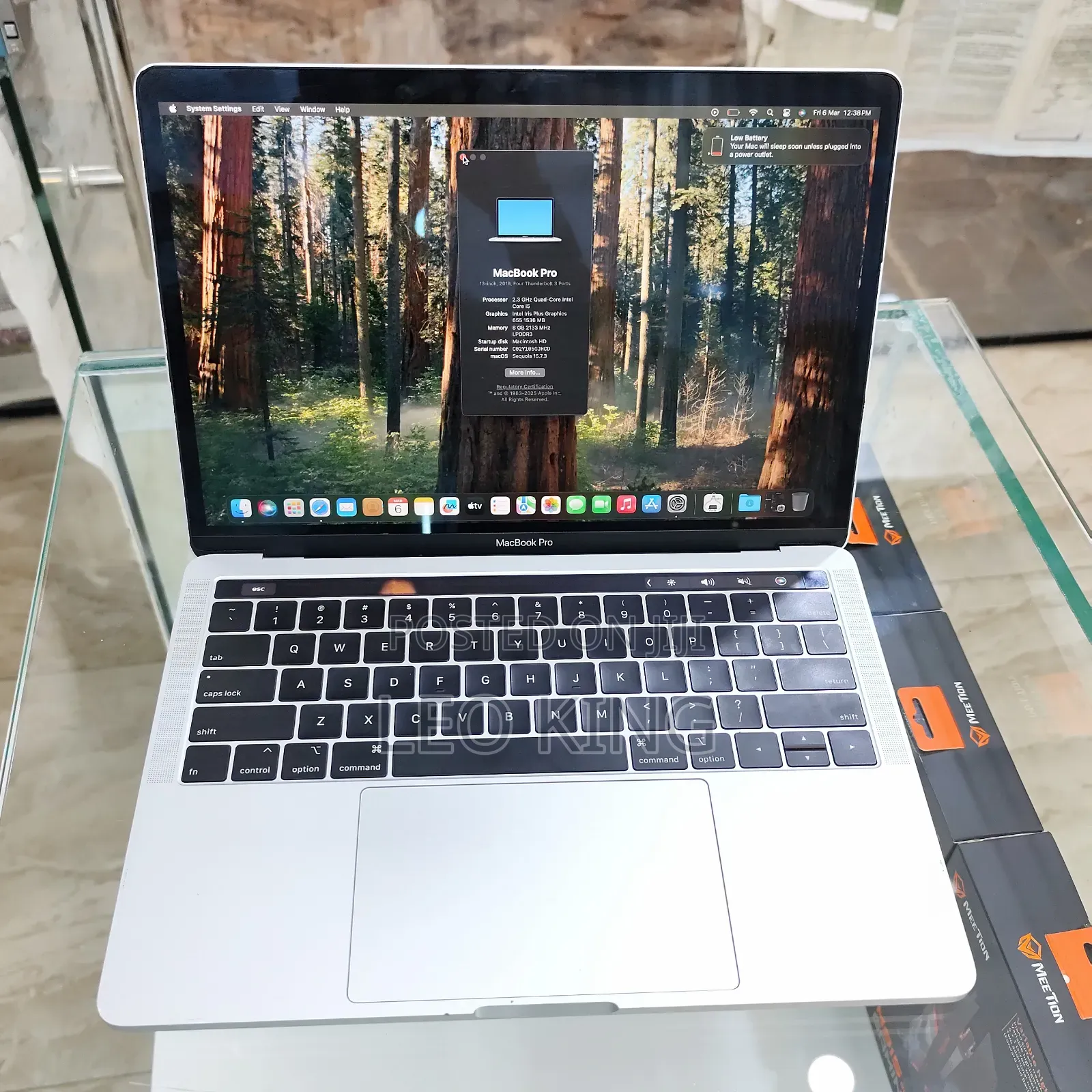 Laptop Apple MacBook Pro 2018 8GB Intel Core i5 SSD 256GB