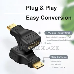 3 in 1 Mini Hdmi Male to Hdmi Female Adapter Converter 1080p