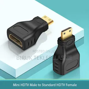 3 in 1 Mini Hdmi Male to Hdmi Female Adapter Converter 1080p