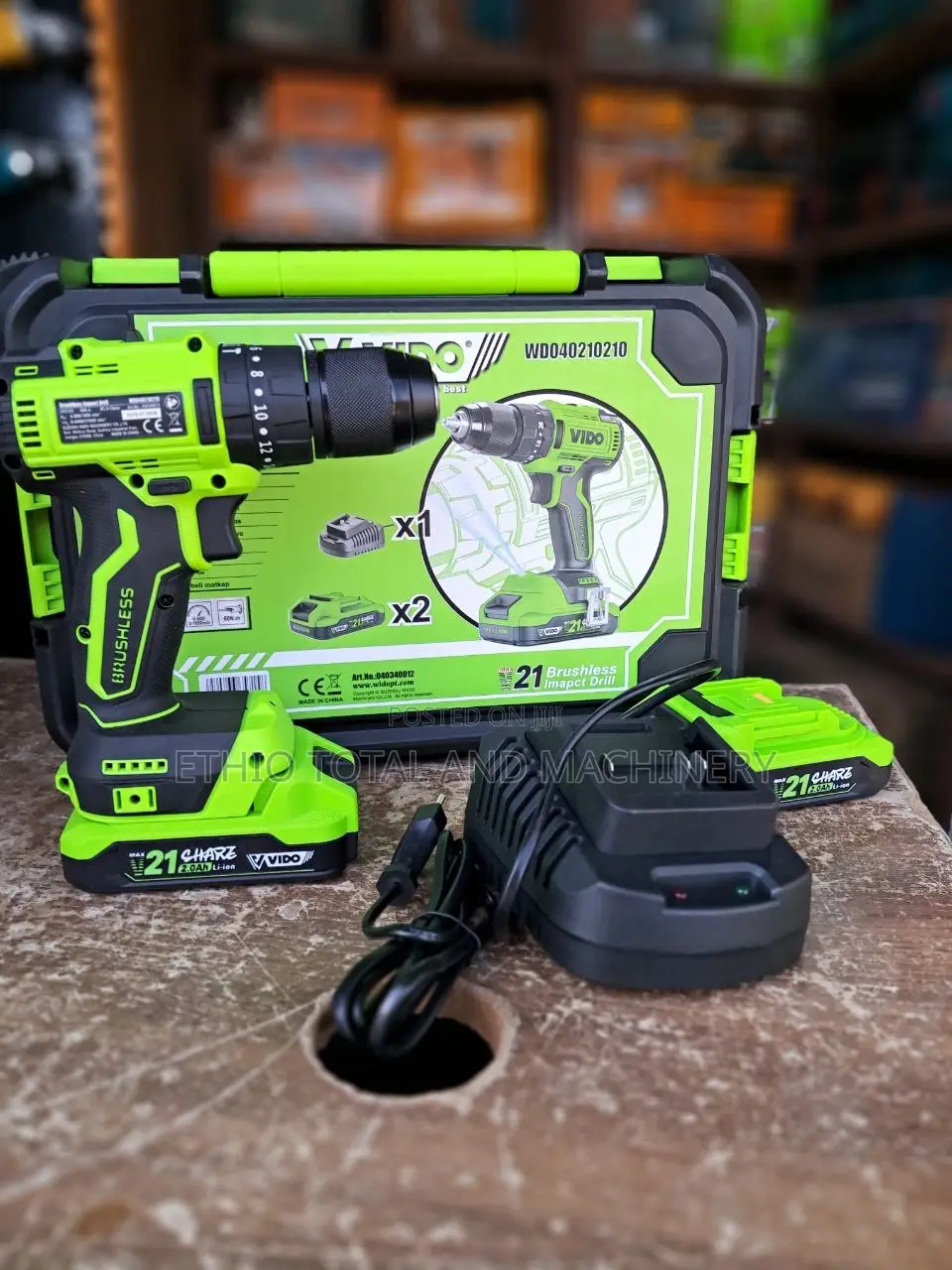 Vido 20 Volt Chargeable Drill