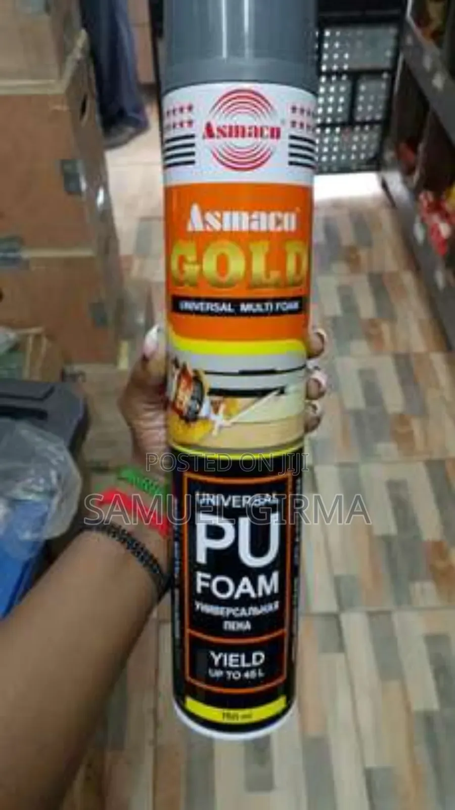 Highly Expandable Asmaco Gold Universal Multi Foam Sealer