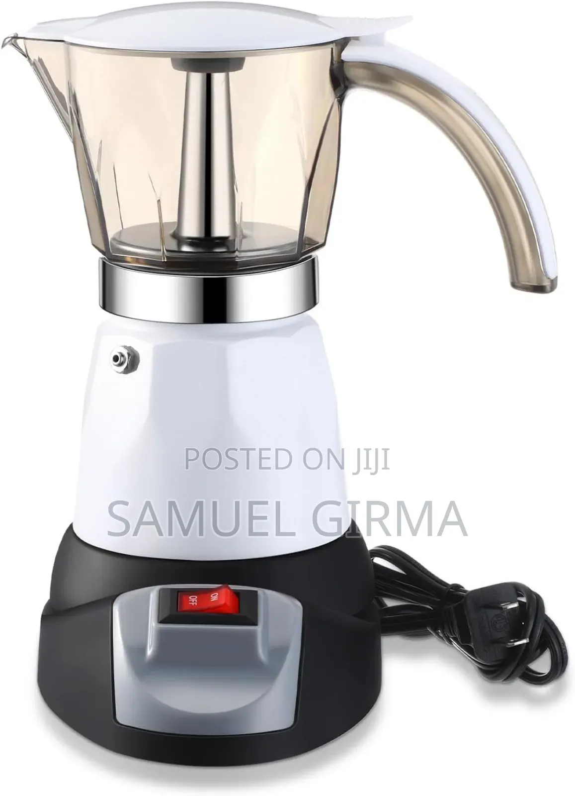 300ሚሊ የሚያፈላ 6 ስኒ ቡና Electrical Coffee Maker