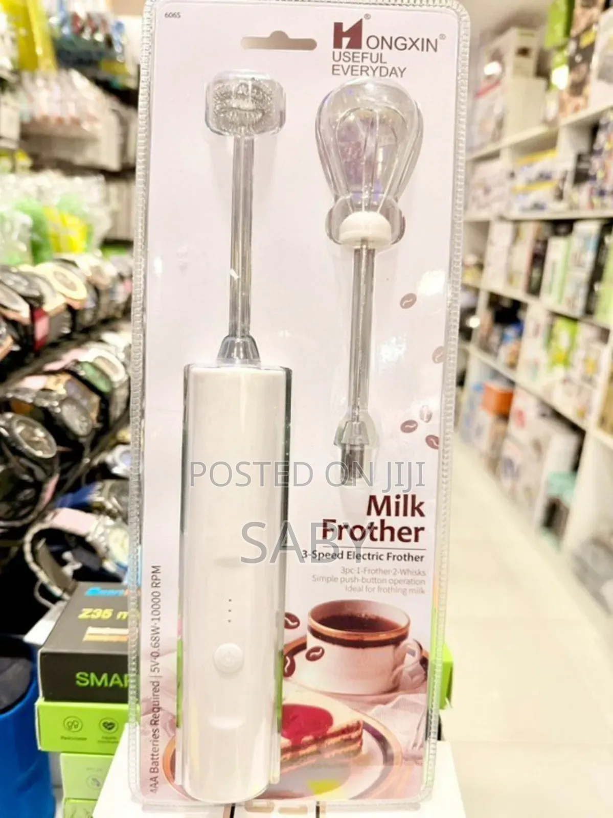 Handheld Electric Milk Frother and Whisk