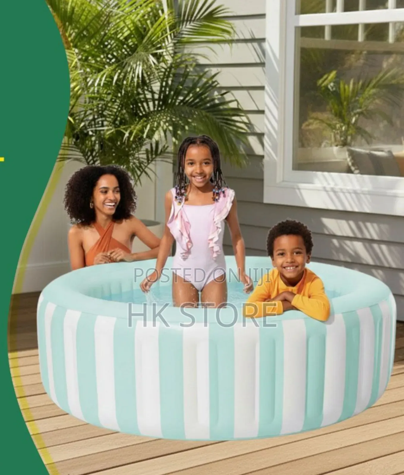 Intex Pool በአየር ሚሞላ ገንዳ!