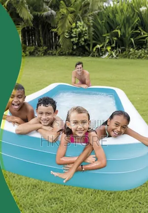 Intex Pool በአየር ሚሞላ ገንዳ!