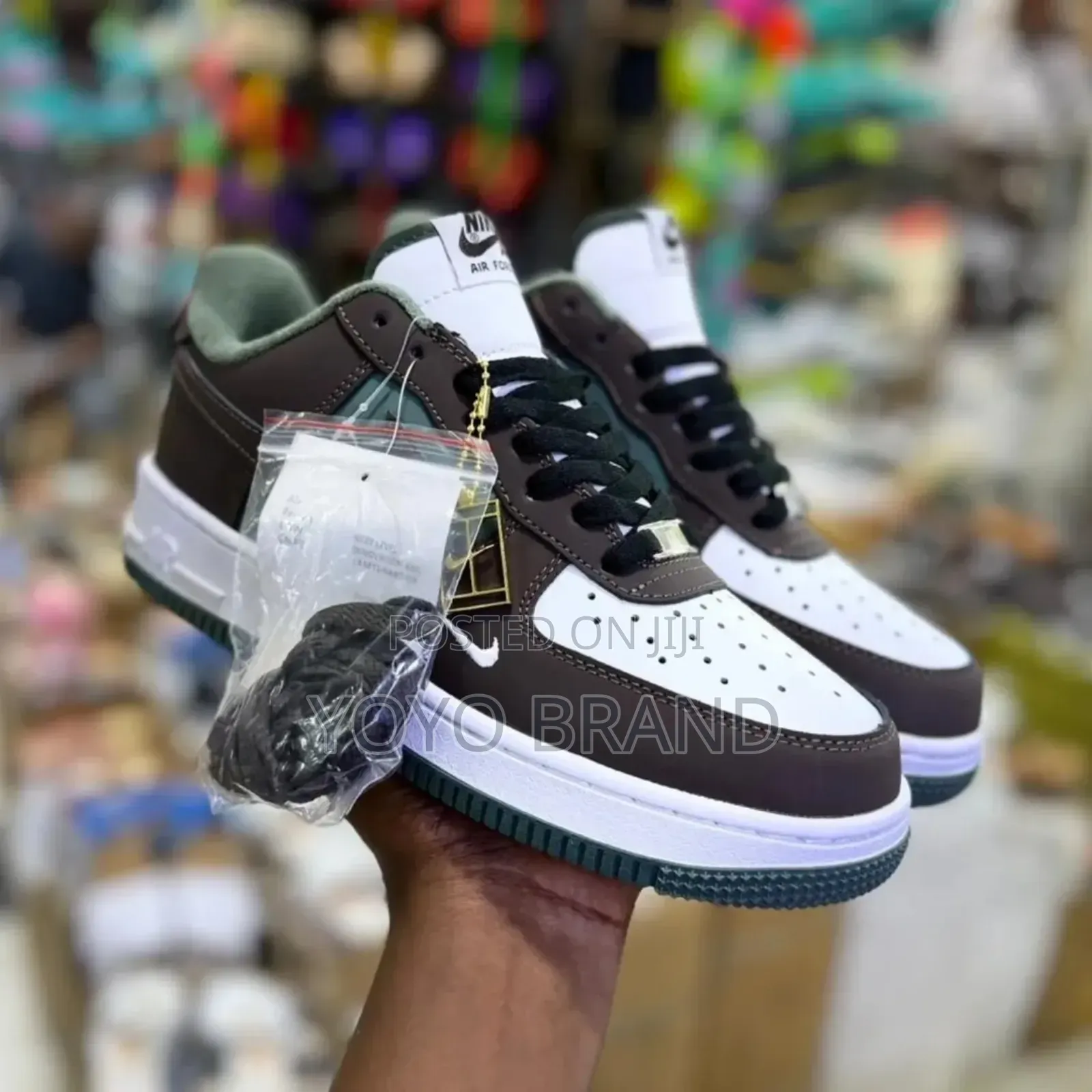 Nike Air Force 1’07 Low Unisex White/Green Fashion Sneaker Shoes