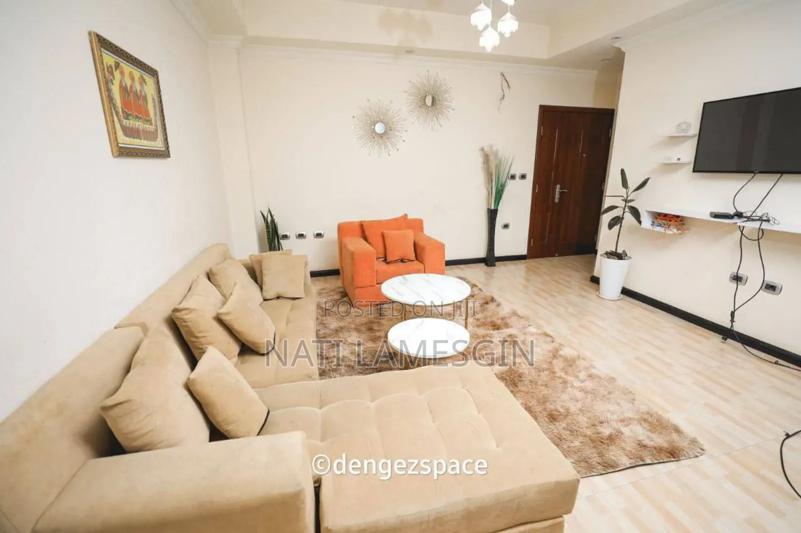 Furnished 1bdrm Apartment in Bole for sale
