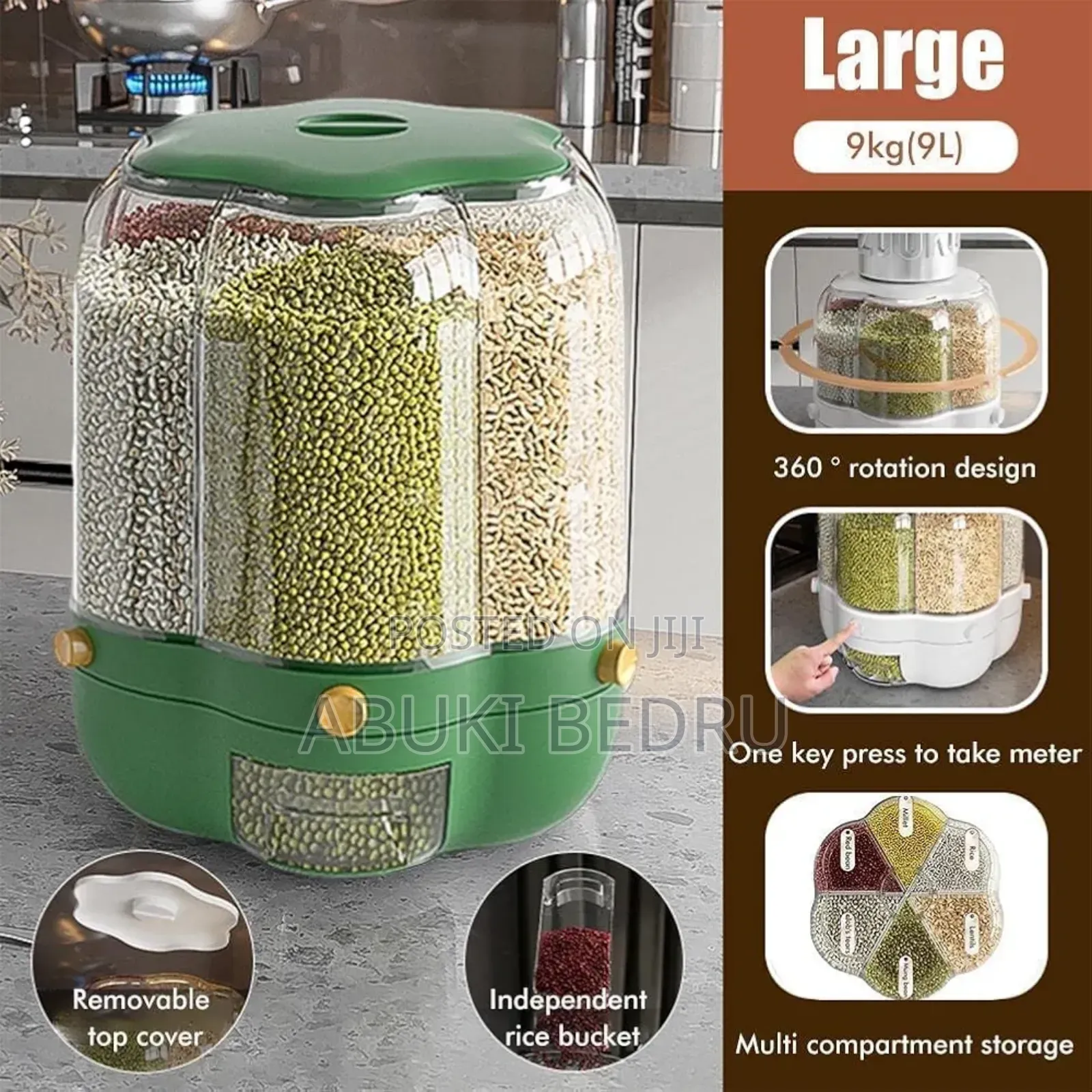Rotating Grain Bucket
