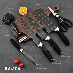 ​ Bobssen የኩሽና ቢላዎች ስብስብ (6 Piece Kitchen Ware Set)