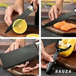 ​ Bobssen የኩሽና ቢላዎች ስብስብ (6 Piece Kitchen Ware Set)