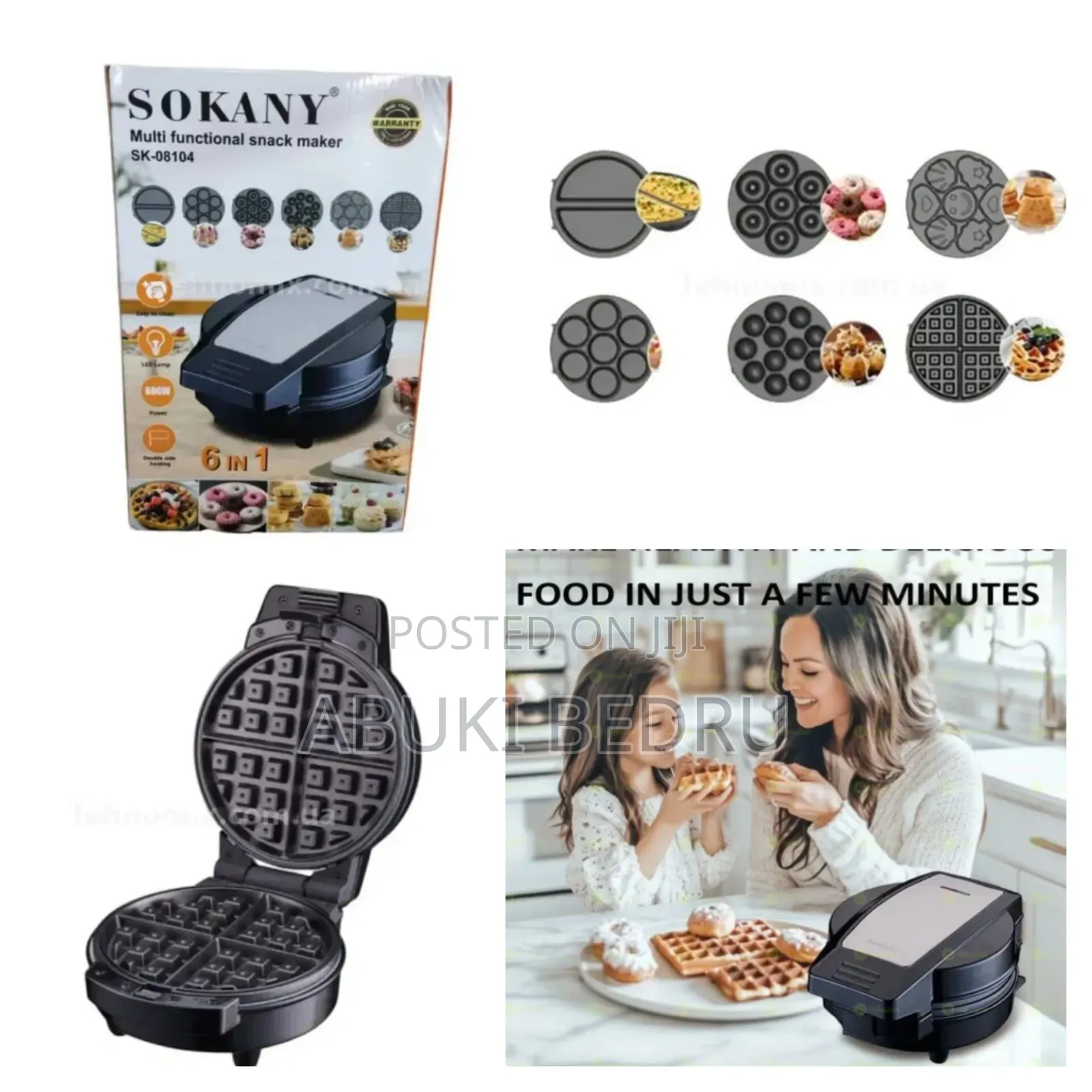 Sokany 6in1 Snack Maker