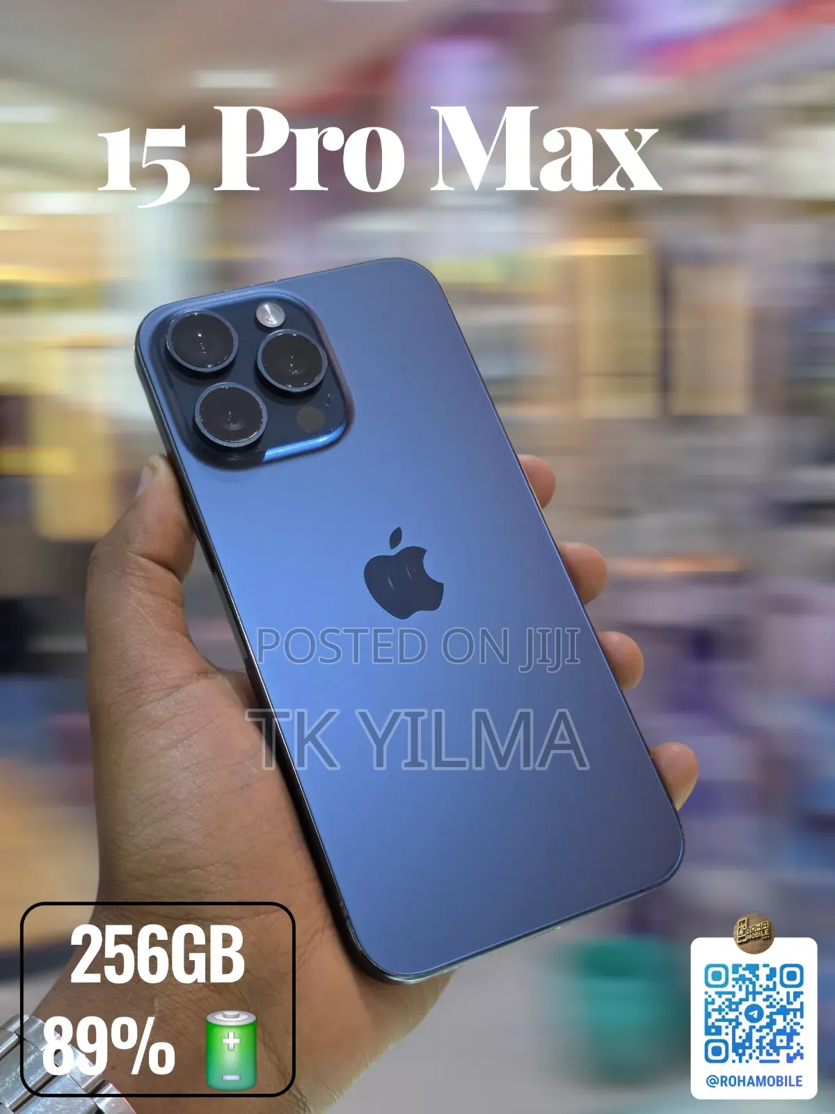 Apple iPhone 15 Pro Max 256 GB Blue