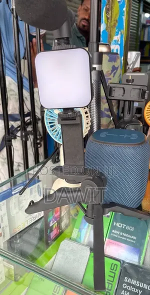 Tripod With Mic and Light