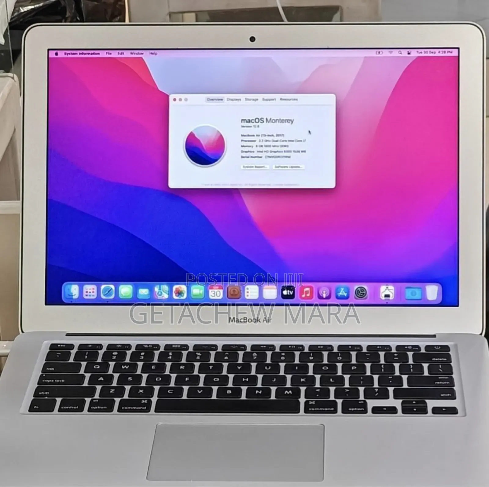 New Laptop Apple MacBook Air 2017 8GB Intel Core i7 SSD 512GB