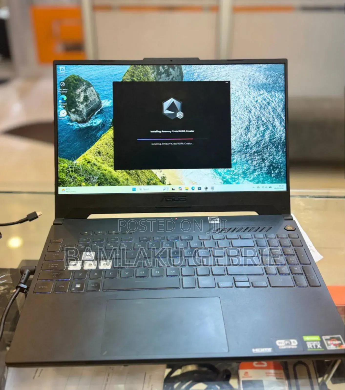 New Laptop Asus TUF Gaming A15 16GB AMD Ryzen 7 SSD 512GB