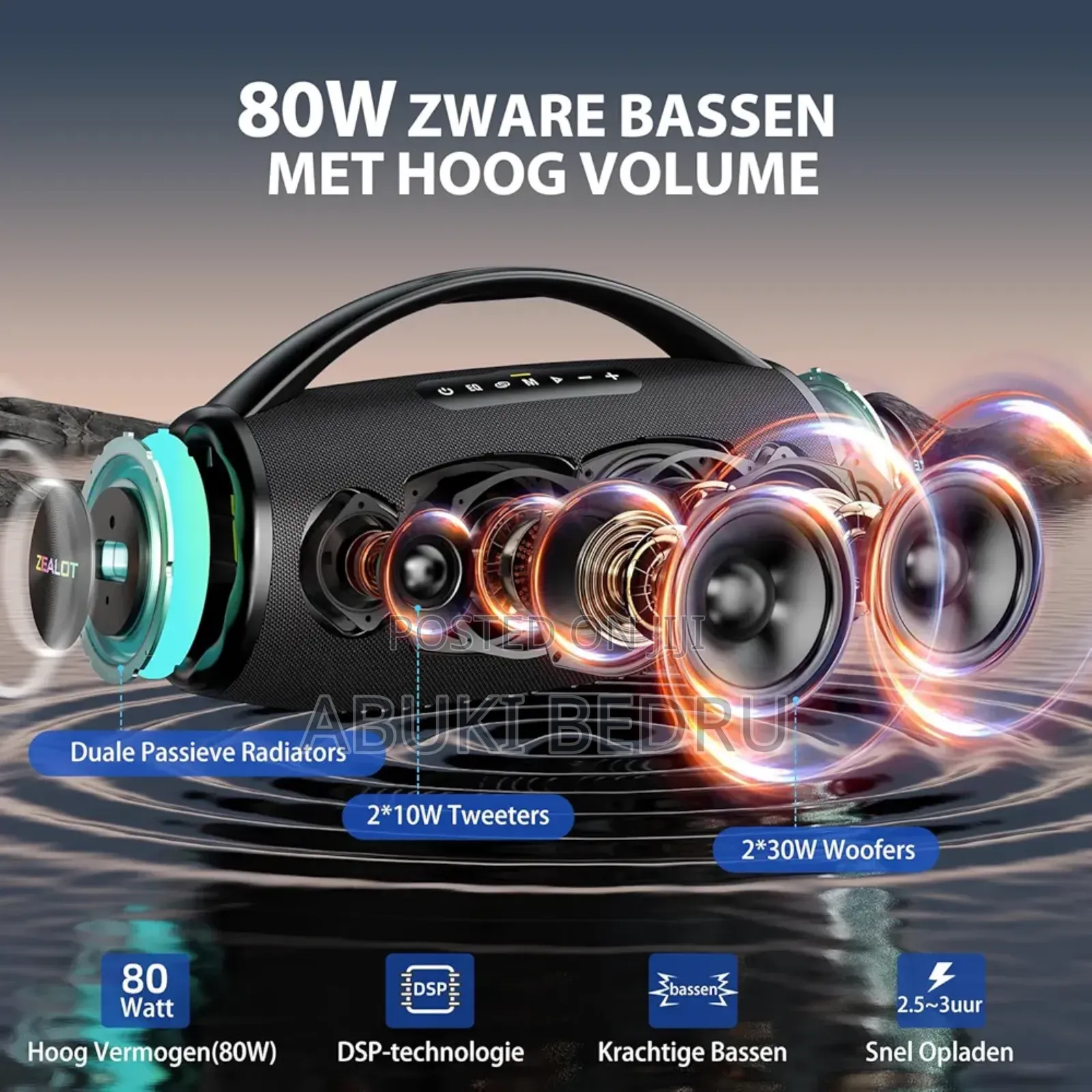 Zealot S97 Wirelsss Speaker