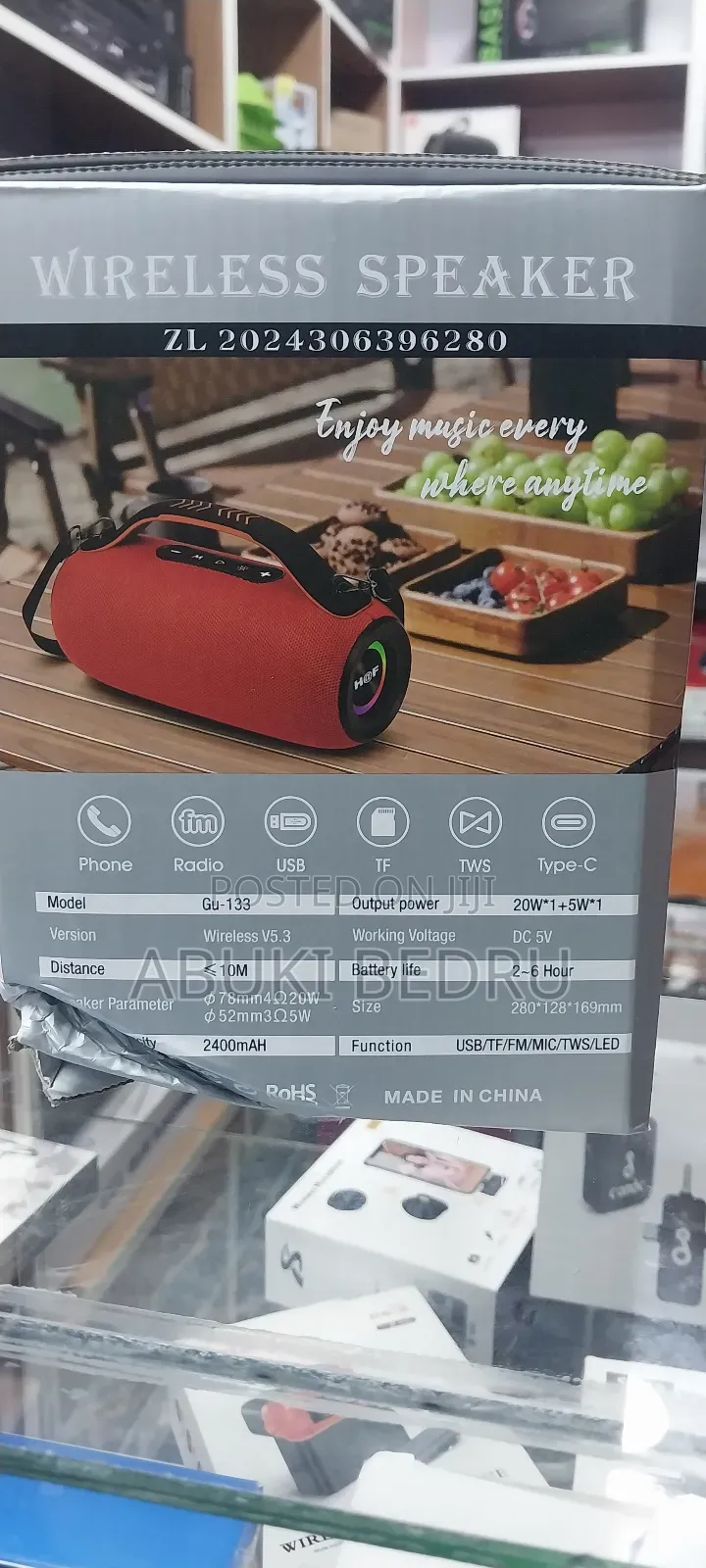 Gu-133 Wireless Speaker