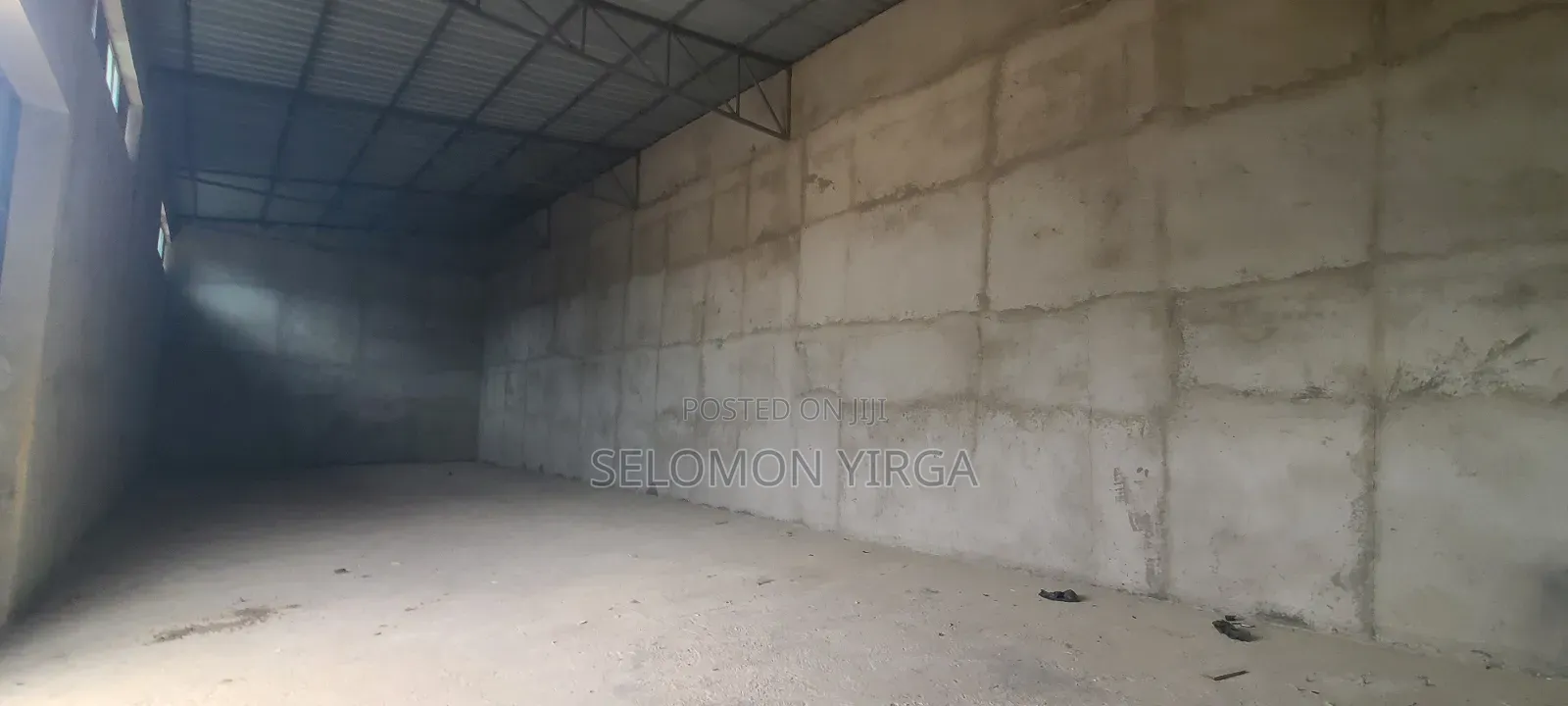 የሚከራይ መጋዘን ቃሊቲ አከባቢ