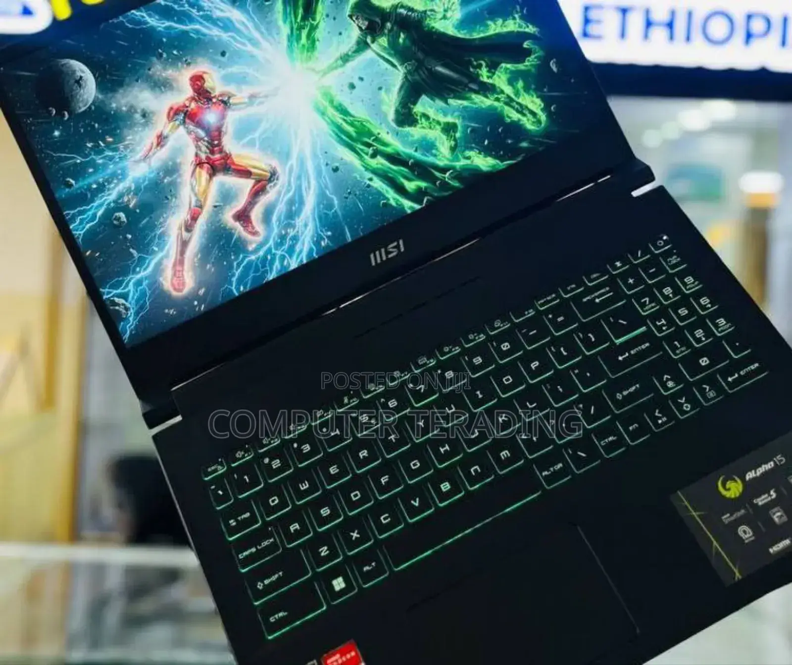 New Laptop MSI 16GB AMD Ryzen 7 SSD 512GB