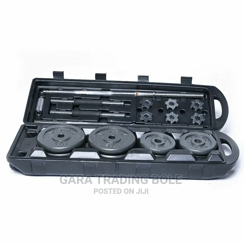 Dumbbell and Barbellበቤቶ ስፖርት ይስሩ ጤናዎን ይጠብቁ