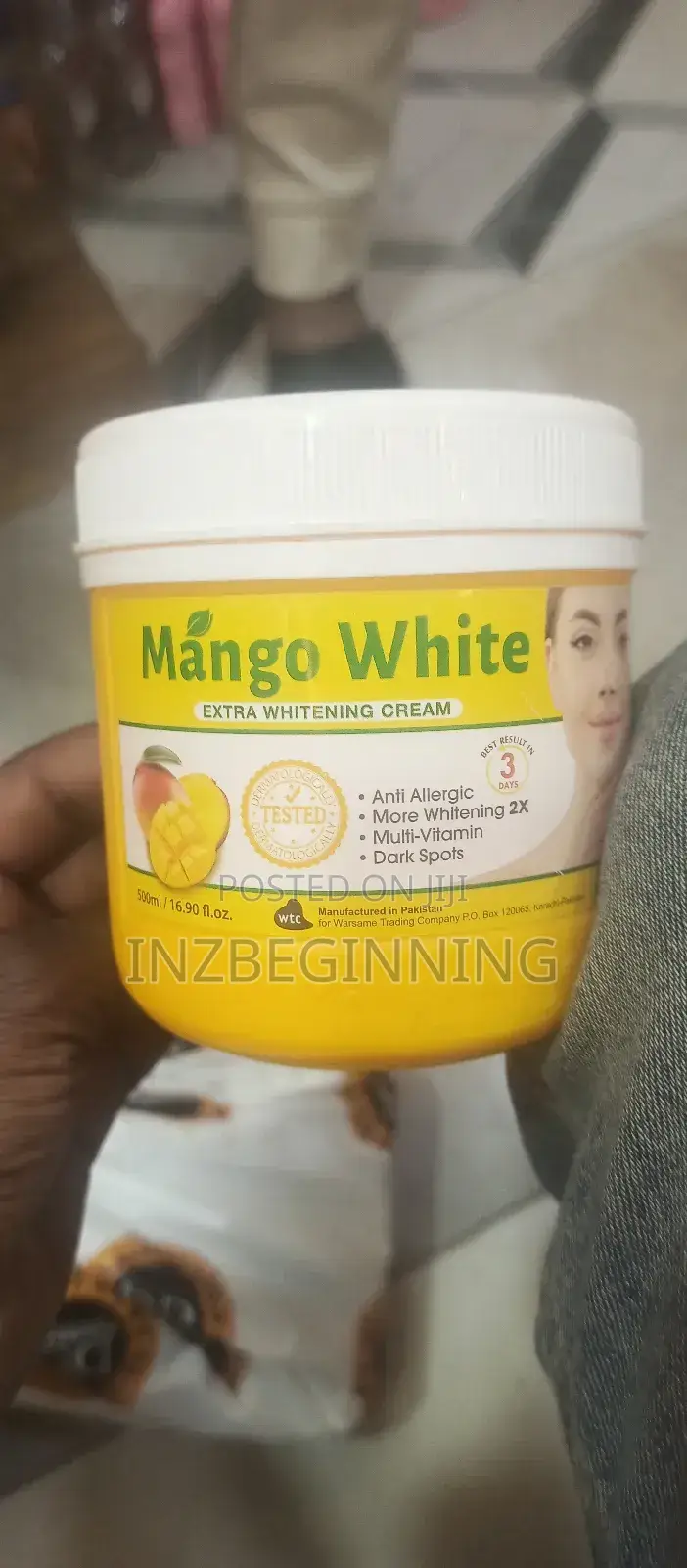 Mango White Extra Whitenning Cream