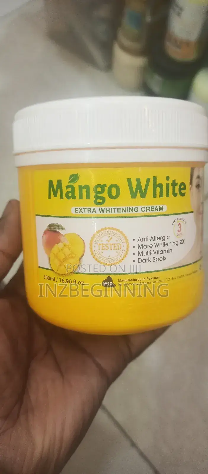 Mango White Extra Whitenning Cream
