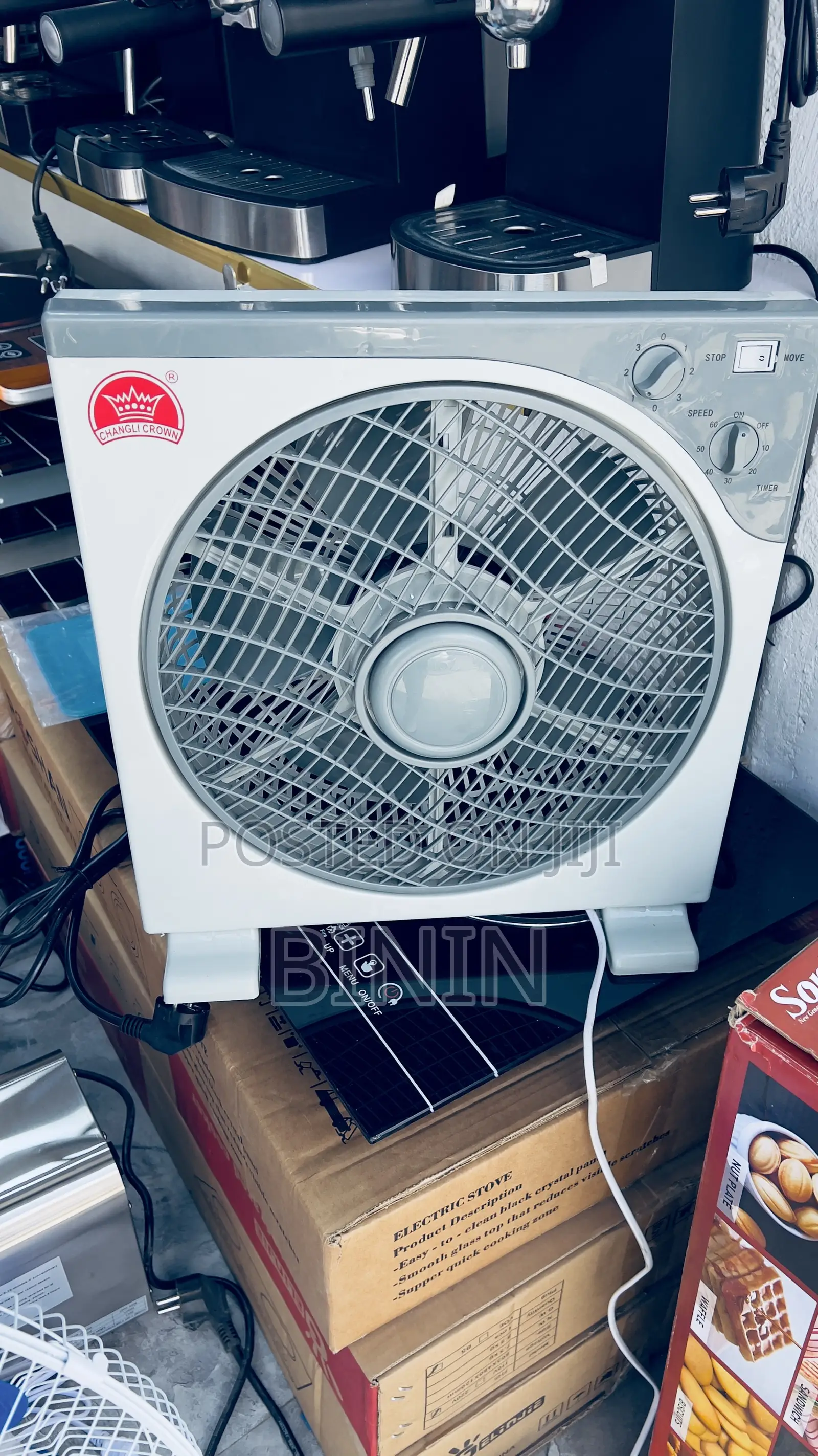 Crown Box Fan Brand New Delivery