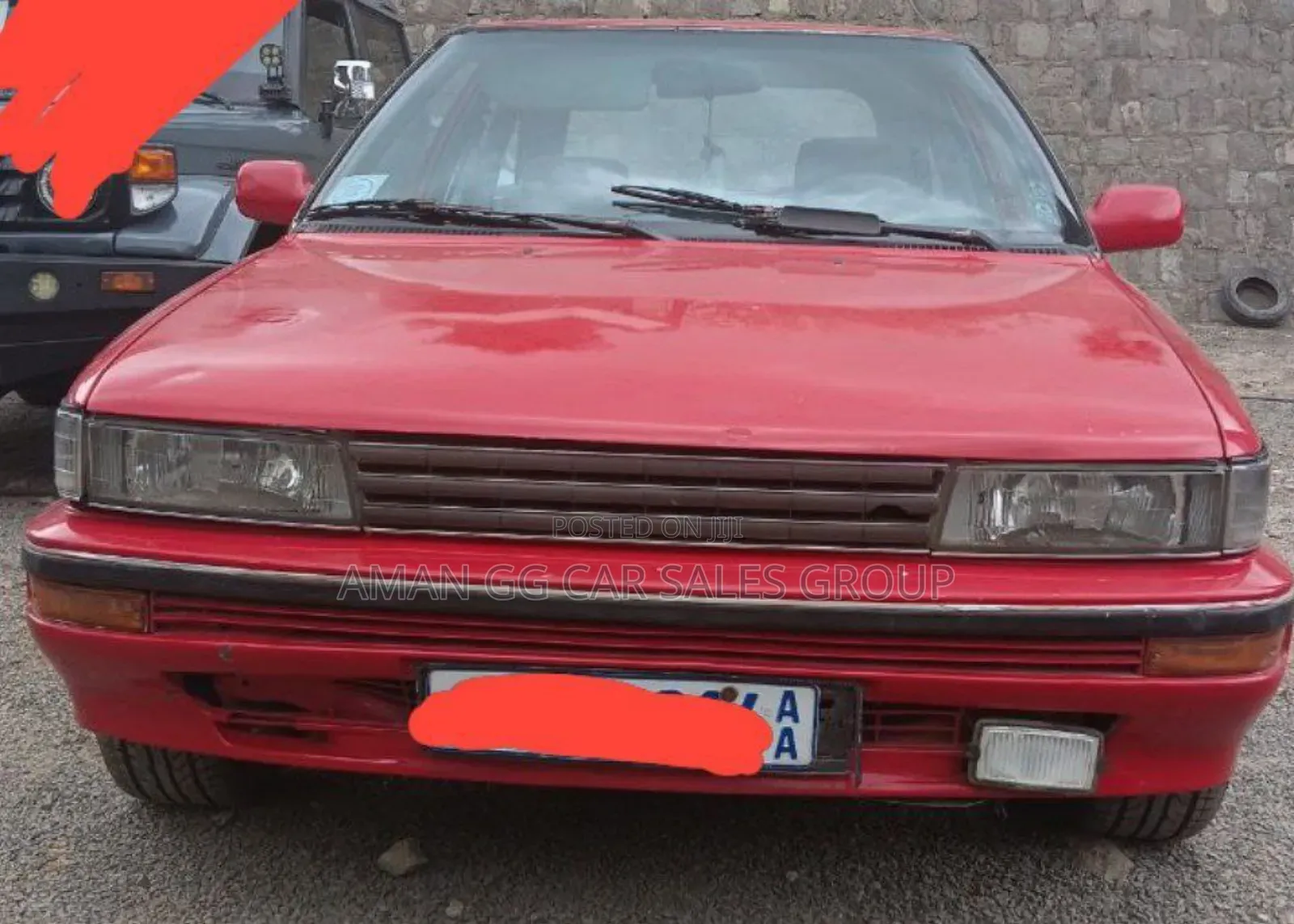 Toyota Corolla 1991 Red