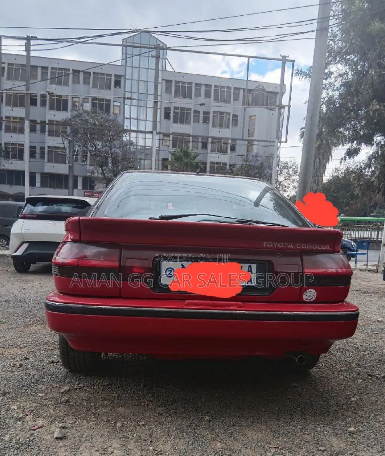 Toyota Corolla 1991 Red