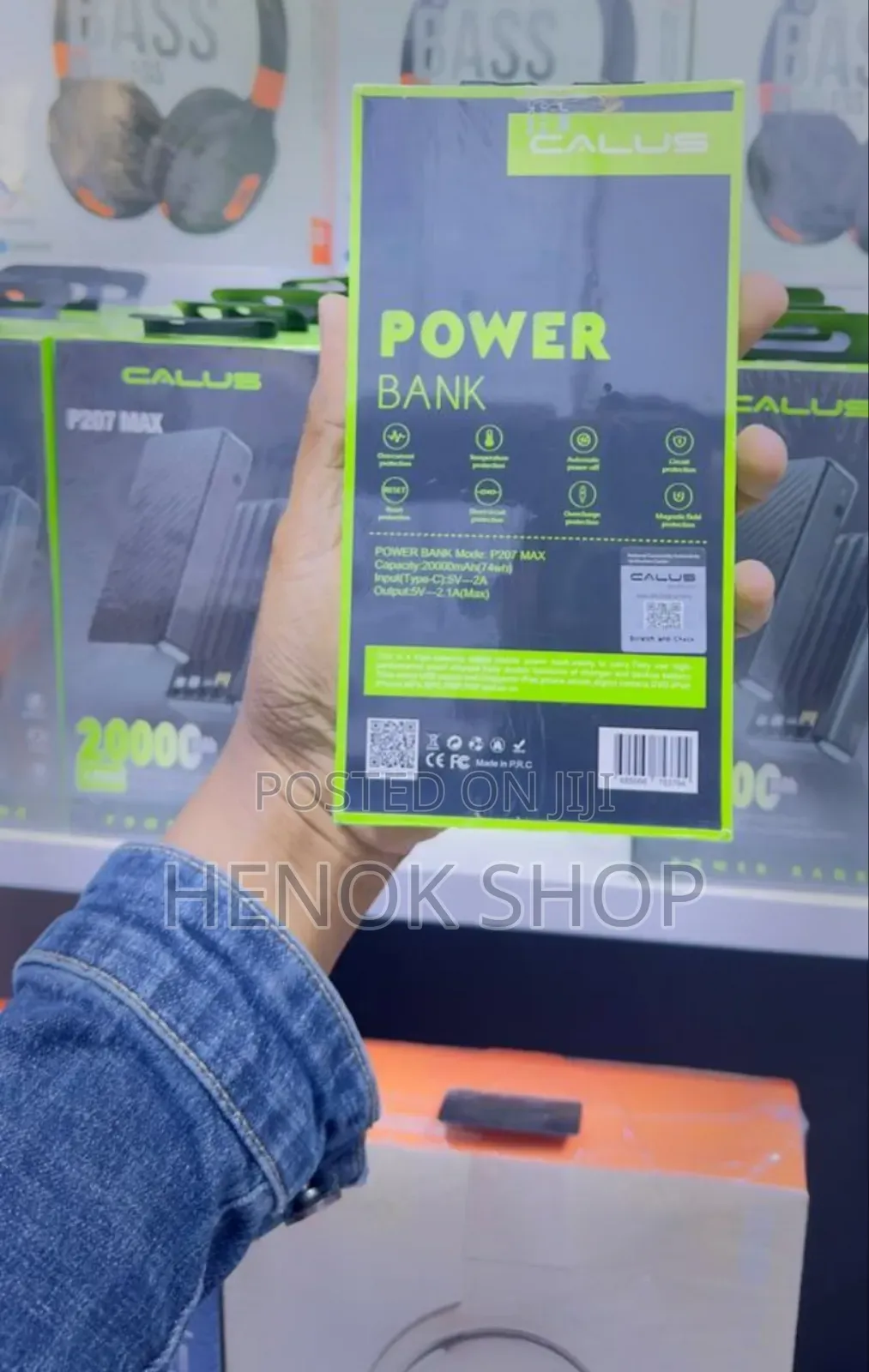 Fast Charging Calus P207 Max | 20,000mah Power Bank | Long Battery