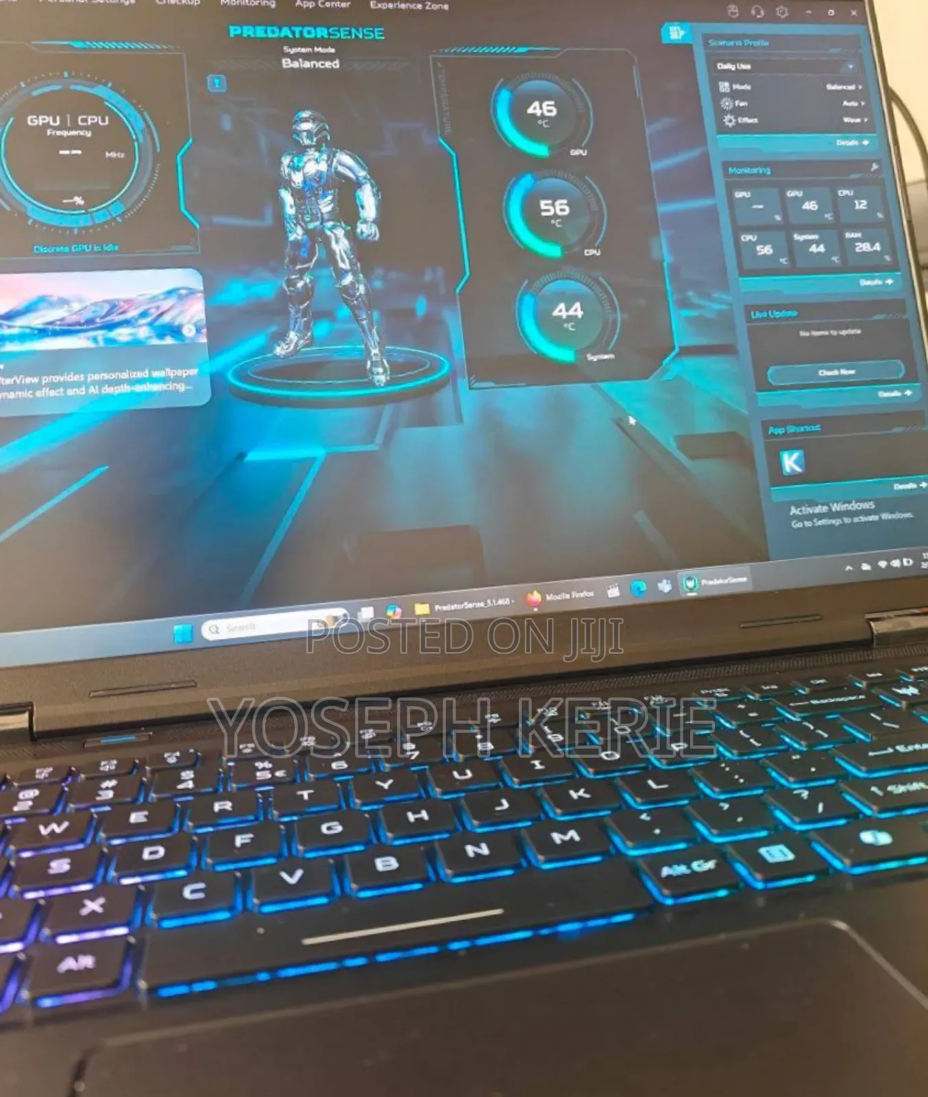 New Laptop Acer Predator Helios Neo 16 32GB Intel Core Ultra 9 SSD 1T