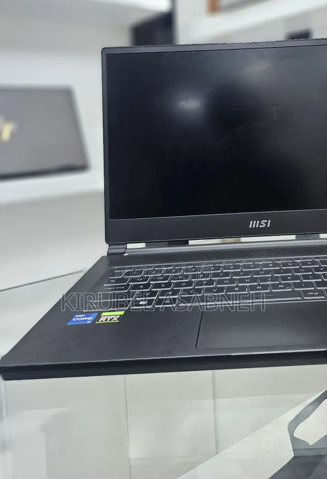 New Laptop MSI GS66 Stealth 12UHS 16GB Intel Core i7 SSD 512GB