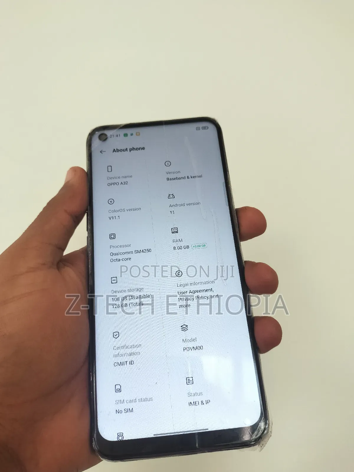New Oppo A32 128 GB Blue