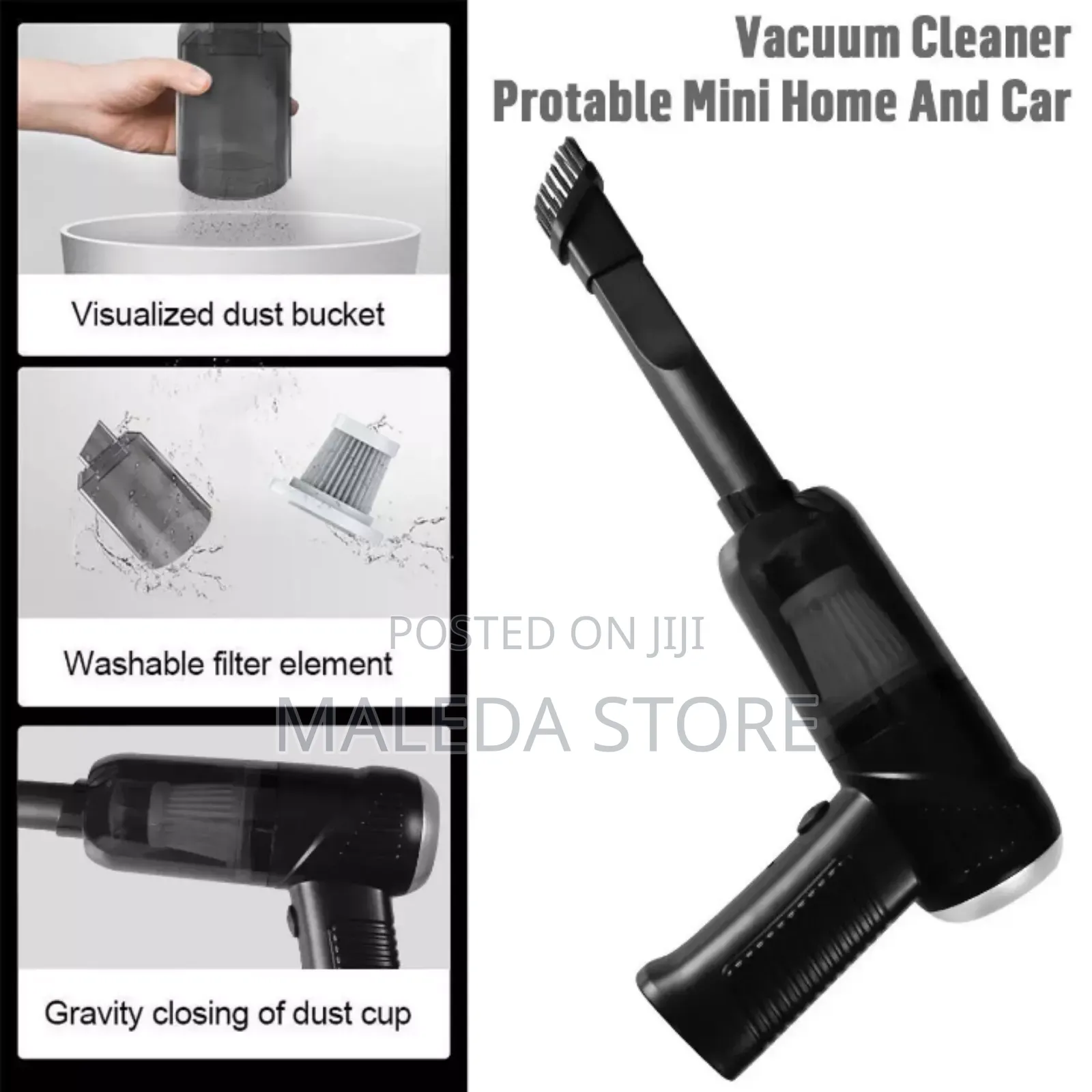 2 in 1 Portable Vacuum Cleaner