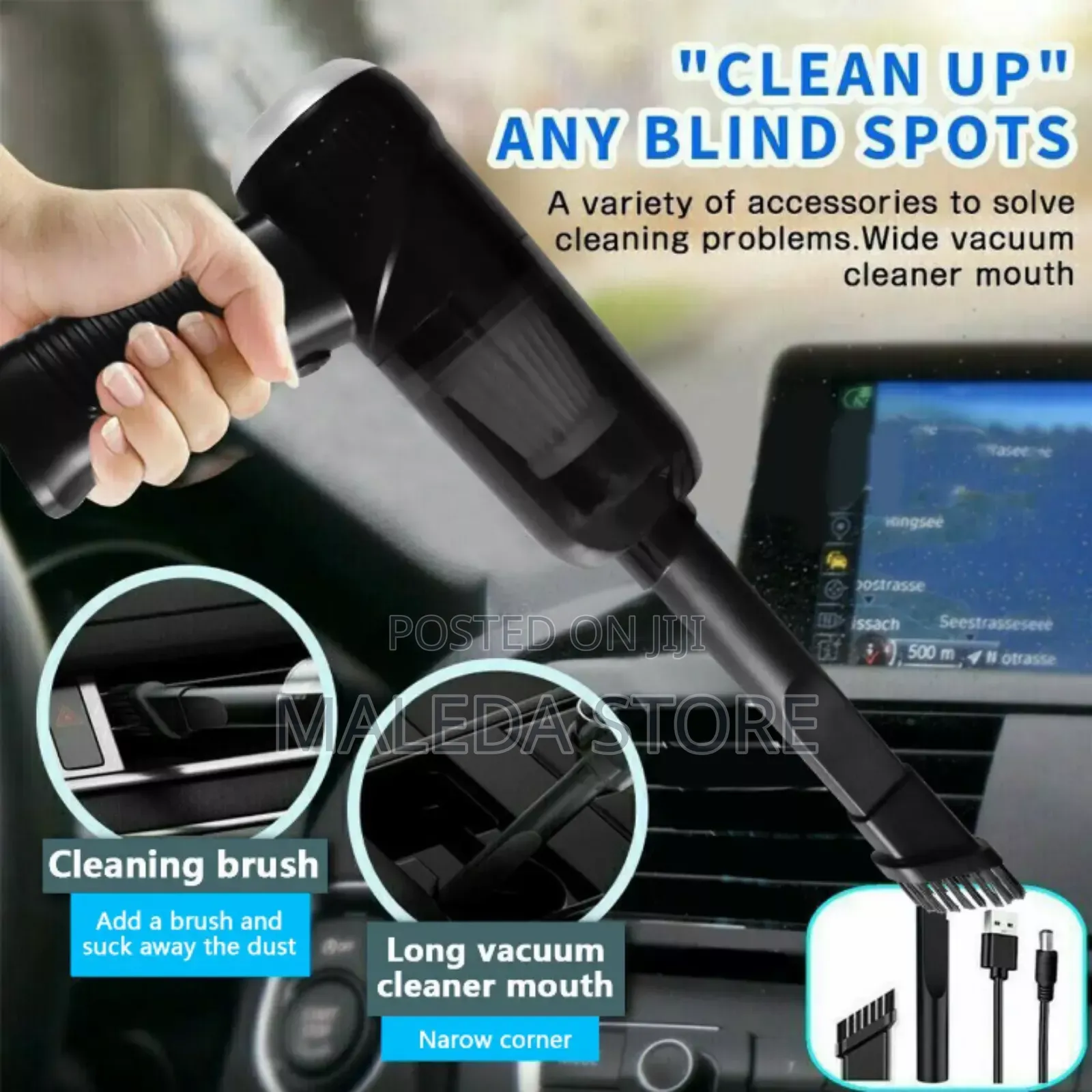 2 in 1 Portable Vacuum Cleaner