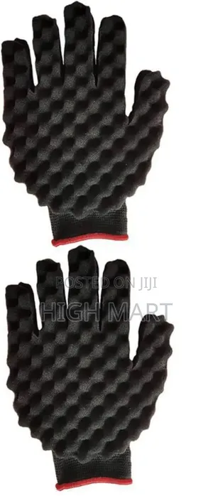Hair Curl Sponge Gloves