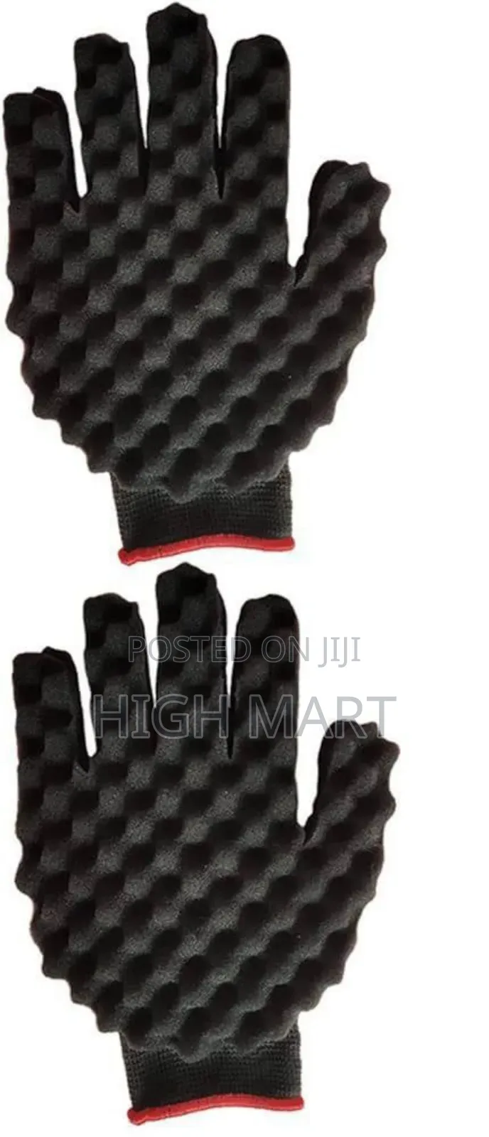 Hair Curl Sponge Gloves