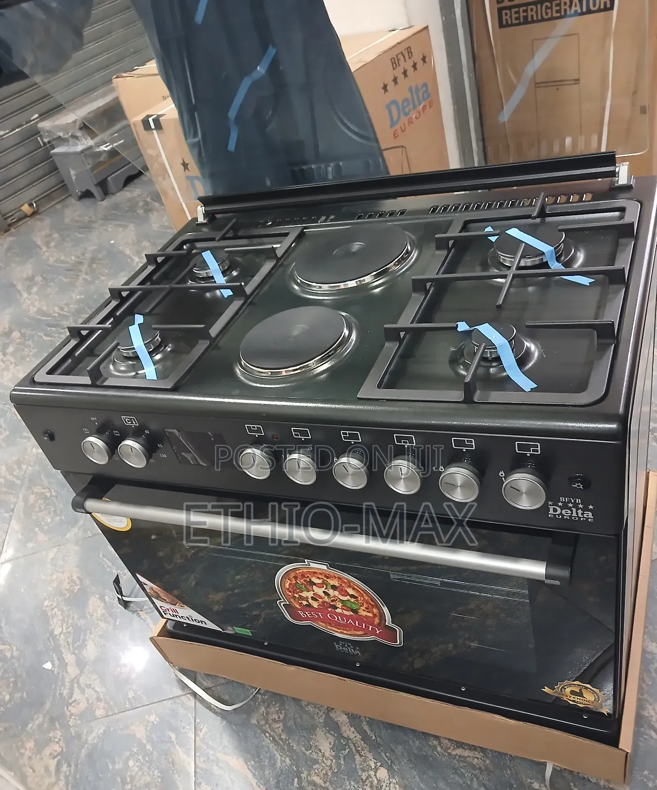 Delta 60×90cm Oven – Large Gas Cooker | Strong Burners