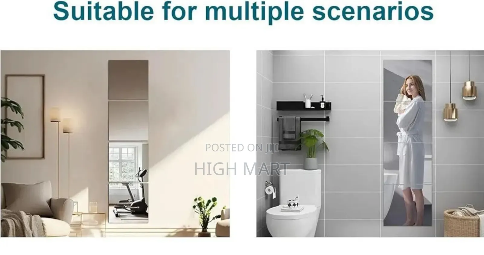 Acyleric Wall Sticker Mirror