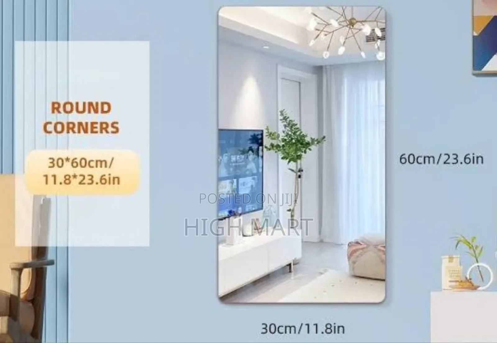 Acyleric Wall Sticker Mirror