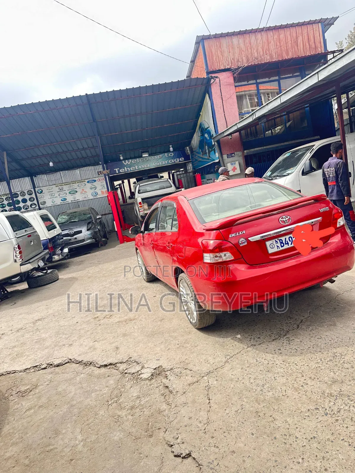 Toyota Yaris 1.5 2009 Red