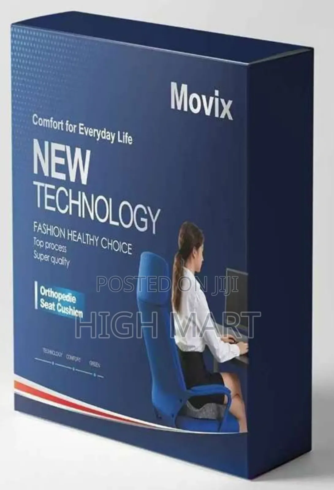 Movix Orthopedic Memory Foam Seat Cushion