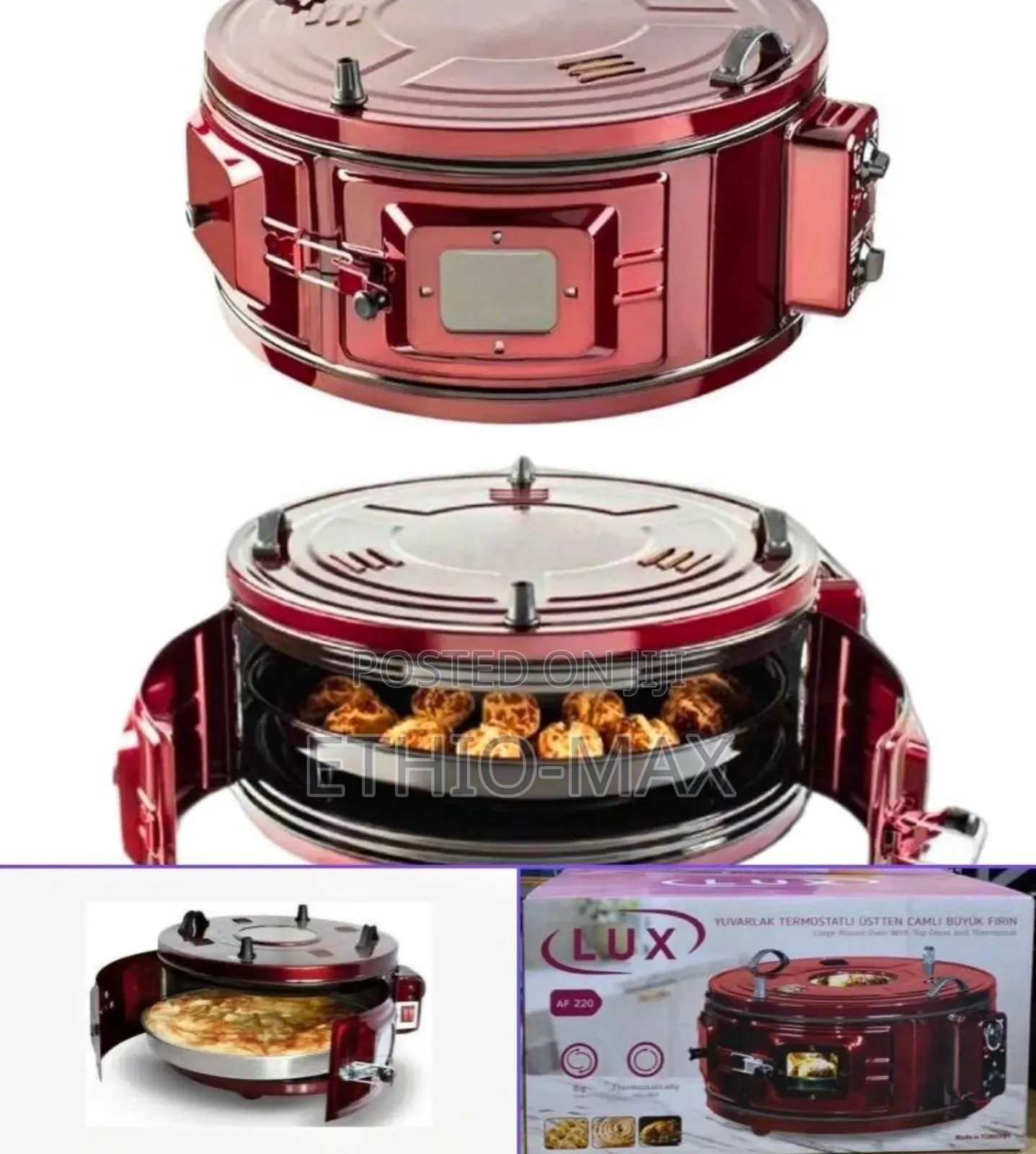 Lux Round Oven – Powerful Baking | Durable | New