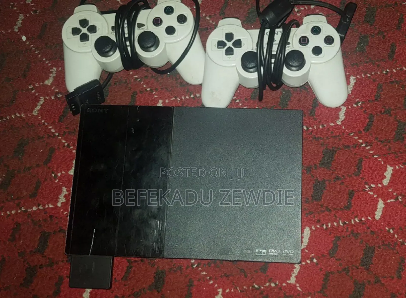 Ps2 With 2 Joystick ,Memory ,Flash