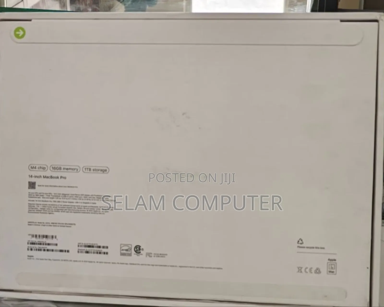 New Laptop Apple MacBook Pro 2024 M4 14-inch 16GB Apple M4 Pro SSD 1T