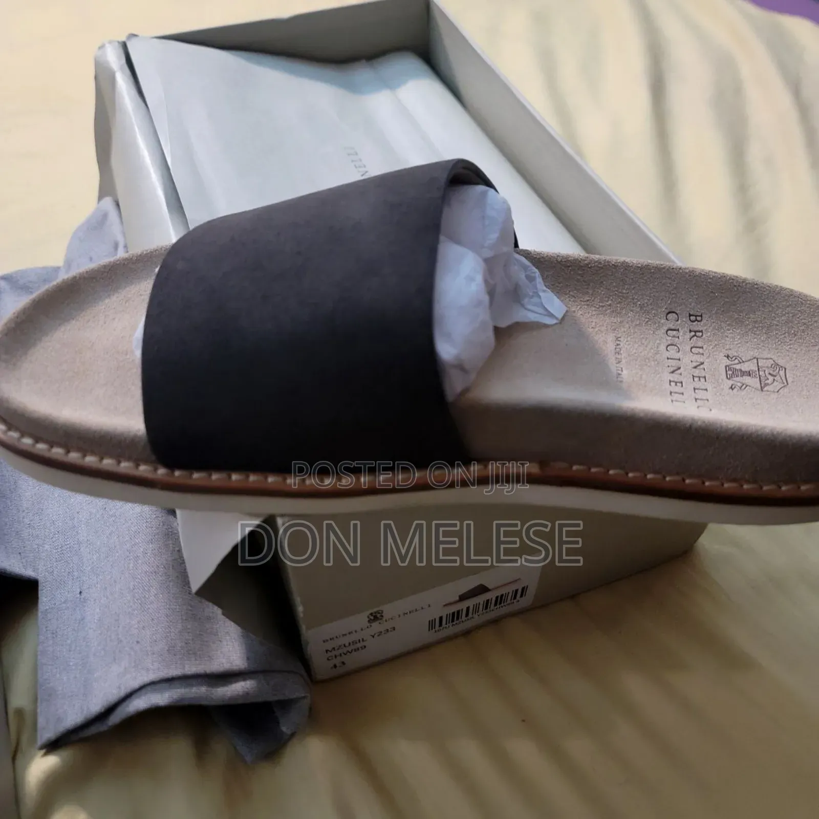 Brunello Cucinelli Suede Slides: Effortless Solomei Sophistication