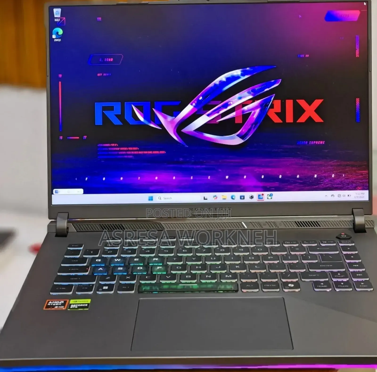 New Laptop Asus ROG Strix G16 G614 16GB Intel Core i9 SSD 1T