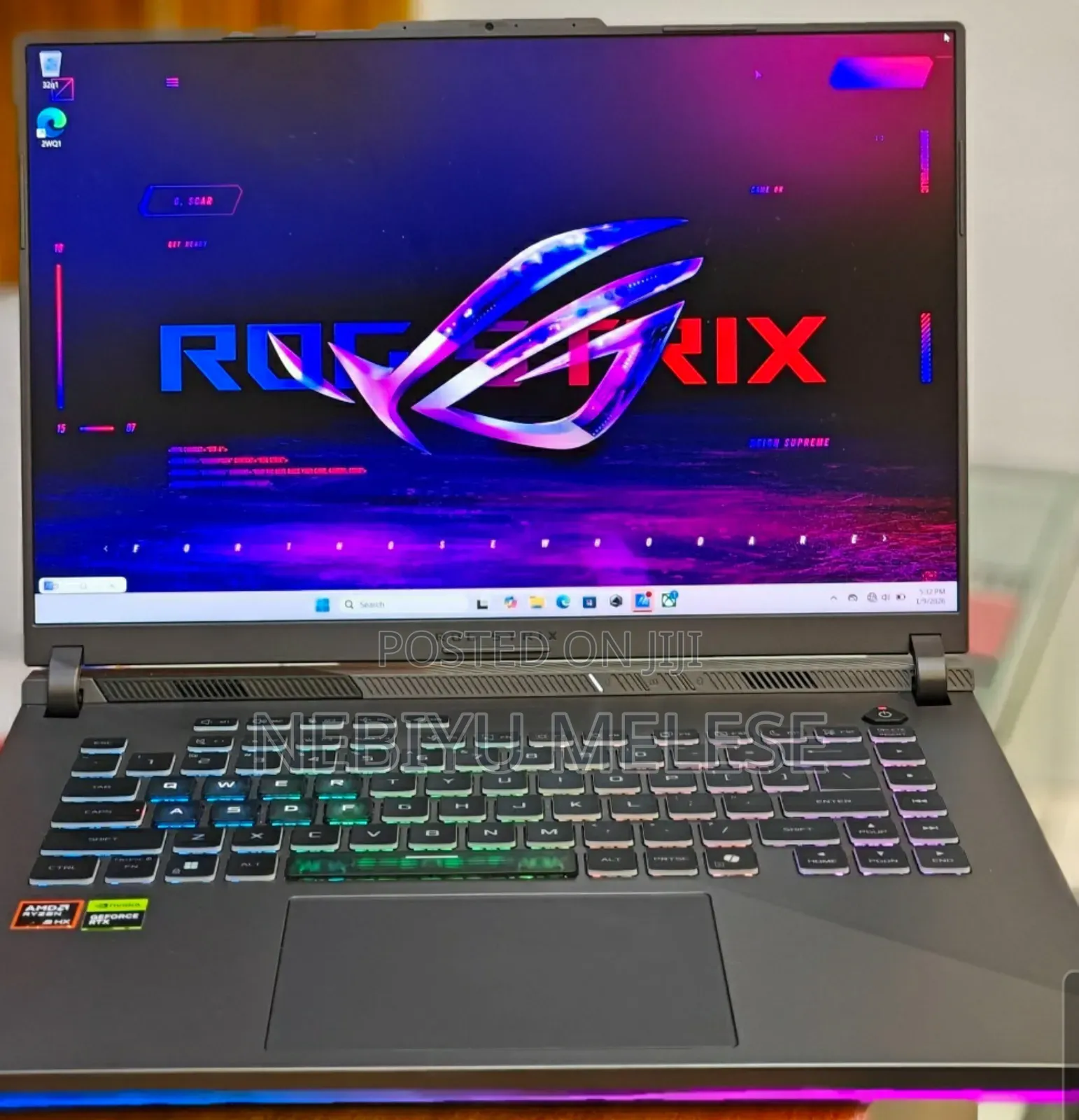 New Laptop Asus ROG Strix G16 G614 16GB AMD Ryzen 9 SSD 1T