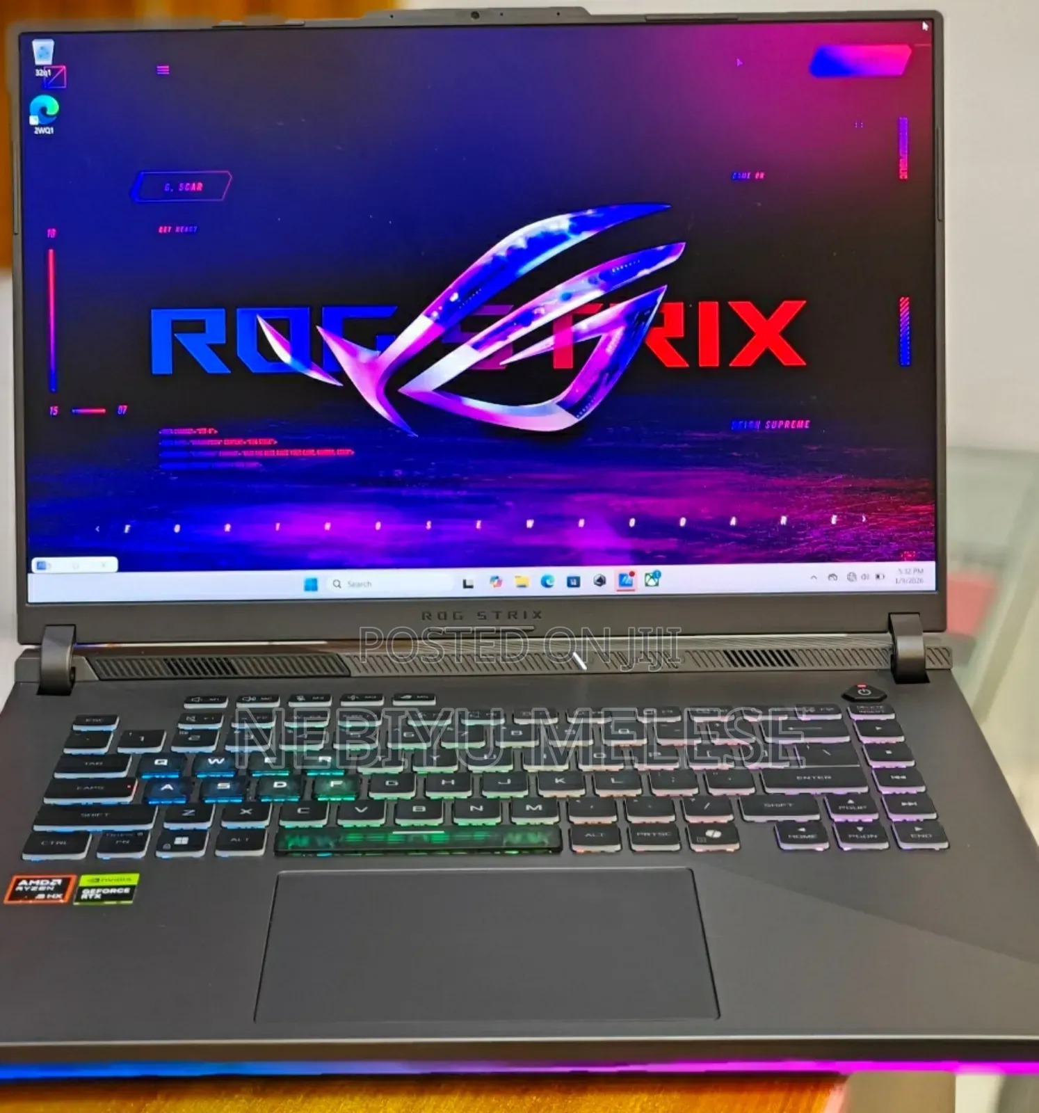 New Laptop Asus ROG Strix G16 G614 16GB AMD Ryzen 9 SSD 1T
