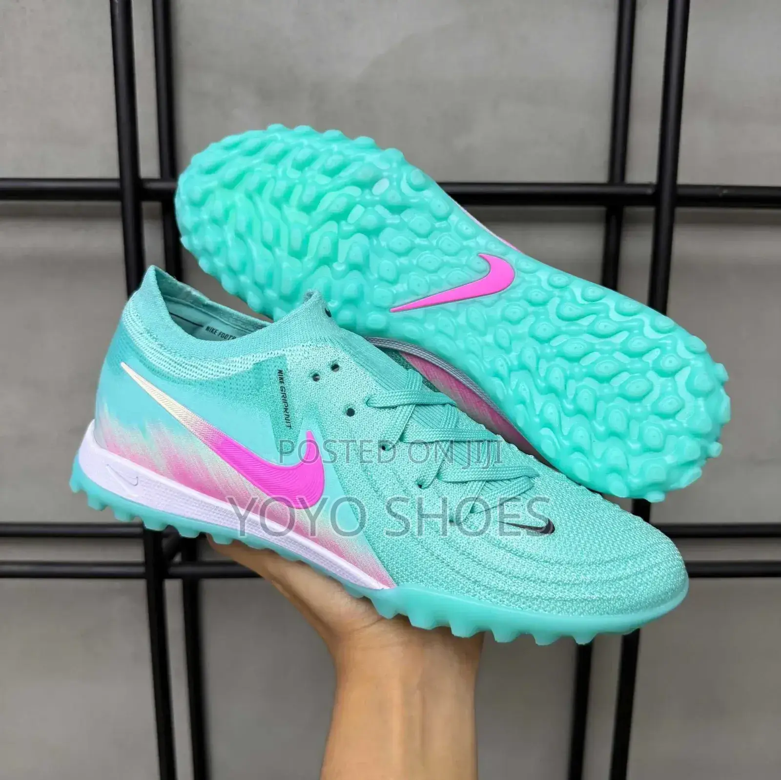 New Arrival Nike Phantom Gx2elite Tf Green Graphite Technology Shoes